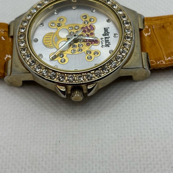 Lady Katie Skull Dial Crystal Watch - Picture 6 of 16